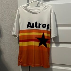 Astros Kids Shirt - White and Orange